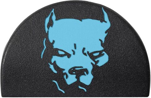 NDZ Performance JP1 Grip Plug for Glock 17 19 21 22 23 24 31 32 34 35 38 Gen 1-3 in 9mm .40 .357 10mm .45 ACP Color Filled Laser Engraved in Light Blue - Choose Design in Kuwait