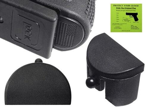 NDZ Performance JP1 Grip Plug for Glock 17 19 21 22 23 24 31 32 34 35 38 Gen 1-3 in 9mm .40 .357 10mm .45 ACP Color Filled Laser Engraved in Light Blue - Choose Design in Kuwait