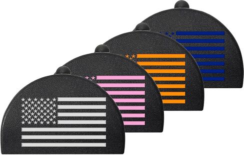 NDZ Performance JP1 Grip Plug for Glock 17 19 21 22 23 24 31 32 34 35 38 Gen 1-3 in 9mm .40 .357 10mm .45 ACP Color Filled Laser Engraved in Light Blue - Choose Design in Kuwait