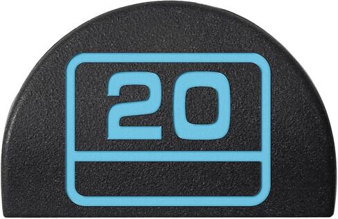 NDZ Performance JP1 Grip Plug for Glock 17 19 21 22 23 24 31 32 34 35 38 Gen 1-3 in 9mm .40 .357 10mm .45 ACP Color Filled Laser Engraved in Light Blue - Choose Design in Kuwait