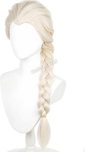 Sally Wig Long Straight Wine Red Middle Part 23.6 Inch Sally Wigs for Women, Dark Red Heat Resistant Synthetic Hair with Hairnet for Halloween Costume Cosplay in Kuwait