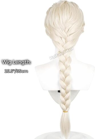 Sally Wig Long Straight Wine Red Middle Part 23.6 Inch Sally Wigs for Women, Dark Red Heat Resistant Synthetic Hair with Hairnet for Halloween Costume Cosplay in Kuwait