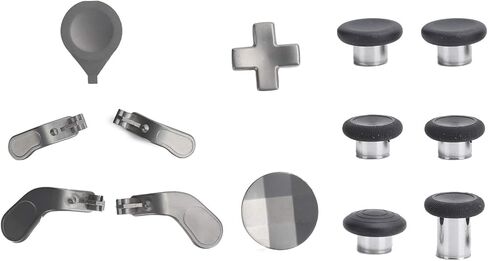 ZJchao Controller Accessories, Controller Paddles with 6 Pcs Thumbsticks Game Controller Paddles Set Controller Accessories Gamepad Thumbsticks for ONE ELITE Series 2 in Saudi Arabia