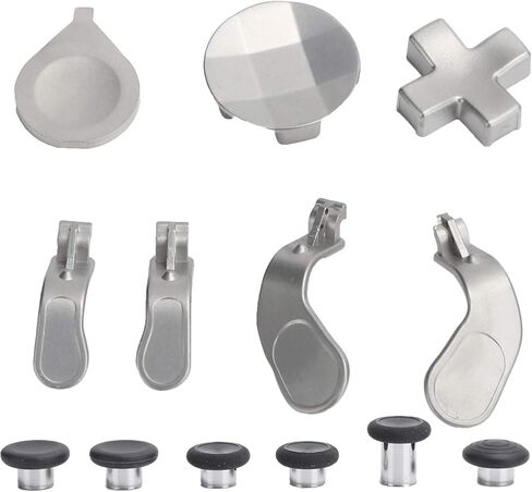 ZJchao Controller Accessories, Controller Paddles with 6 Pcs Thumbsticks Game Controller Paddles Set Controller Accessories Gamepad Thumbsticks for ONE ELITE Series 2 in Saudi Arabia