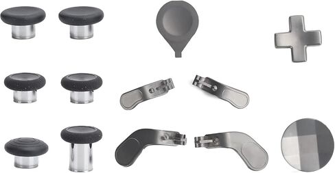 ZJchao Controller Accessories, Controller Paddles with 6 Pcs Thumbsticks Game Controller Paddles Set Controller Accessories Gamepad Thumbsticks for ONE ELITE Series 2 in Saudi Arabia