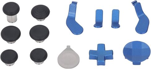 13 in 1Metal Thumbsticks for X Box One Elite Series 2 (Model 1797), Elite Series 2 Core Controllers, Thumbsticks Paddles Joysticks Replacement Parts, 2 Directional Keys & 1 Tool in Saudi Arabia