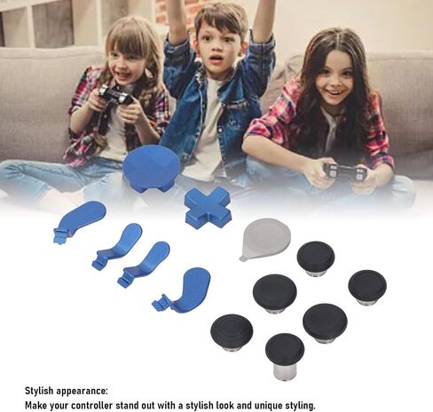 13 in 1Metal Thumbsticks for X Box One Elite Series 2 (Model 1797), Elite Series 2 Core Controllers, Thumbsticks Paddles Joysticks Replacement Parts, 2 Directional Keys & 1 Tool in Saudi Arabia