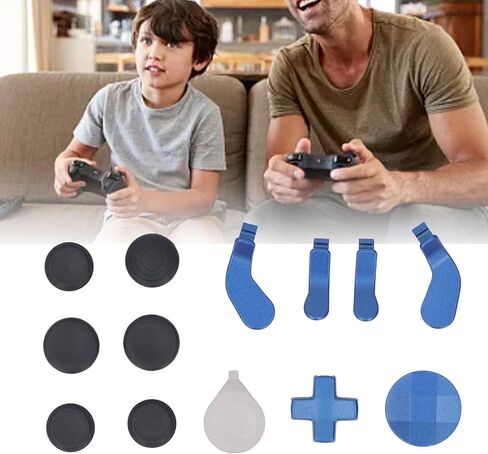 13 in 1Metal Thumbsticks for X Box One Elite Series 2 (Model 1797), Elite Series 2 Core Controllers, Thumbsticks Paddles Joysticks Replacement Parts, 2 Directional Keys & 1 Tool in Saudi Arabia