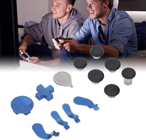 13 in 1Metal Thumbsticks for X Box One Elite Series 2 (Model 1797), Elite Series 2 Core Controllers, Thumbsticks Paddles Joysticks Replacement Parts, 2 Directional Keys & 1 Tool in Saudi Arabia