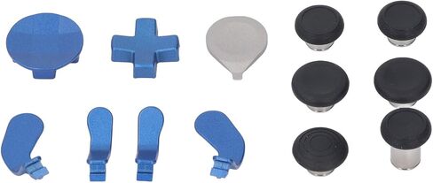13 in 1Metal Thumbsticks for X Box One Elite Series 2 (Model 1797), Elite Series 2 Core Controllers, Thumbsticks Paddles Joysticks Replacement Parts, 2 Directional Keys & 1 Tool in Saudi Arabia