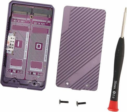 Keenso Hard Disk Disk Cinete External Case 20Gbps Dual Bay for Professional Use of High Speed Data Transmission in Saudi Arabia