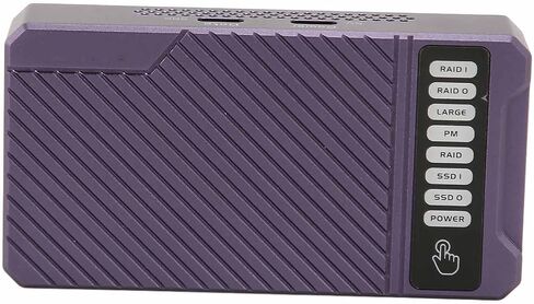 Keenso Hard Disk Disk Cinete External Case 20Gbps Dual Bay for Professional Use of High Speed Data Transmission in Saudi Arabia
