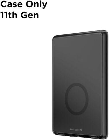 حافظة PopSockets Kindle Paperwhite 2021 (الجيل الحادي عشر، 6.8 بوصات) والإصدار المميز - غطاء واقي نحيف مع حلقة مدمجة متوافقة مع MagSafe لـ MagSafe PopGrip، ملحق القارئ الإلكتروني - أسود شفاف in Saudi Arabia