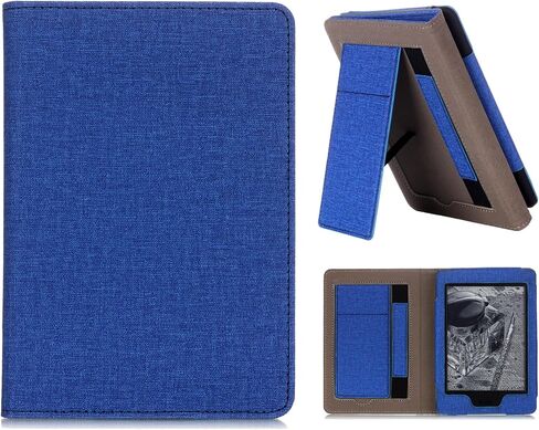 حافظة لجهاز Kindle Paperwhite مقاس 7 بوصات/6.8 بوصات (الجيل الثاني عشر/الحادي عشر - 2024/2021) وإصدار Kindle Colorsoft Signature Edition، غطاء حامل مغناطيسي قابل للطي مع تنبيه/نوم تلقائي وحزام يد (برتقالي) in Saudi Arabia