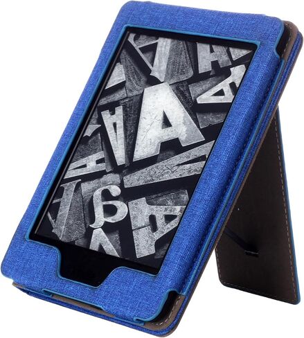 حافظة لجهاز Kindle Paperwhite مقاس 7 بوصات/6.8 بوصات (الجيل الثاني عشر/الحادي عشر - 2024/2021) وإصدار Kindle Colorsoft Signature Edition، غطاء حامل مغناطيسي قابل للطي مع تنبيه/نوم تلقائي وحزام يد (برتقالي) in Saudi Arabia
