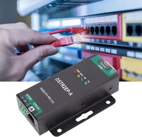 محول GOWENIC RS232 إلى Ethernet، نقل بيانات شفاف ثنائي الاتجاه مع عزل طاقة الإشارة، للتطبيقات الصناعية Modbus MQTT HTTP Protocols in Saudi Arabia