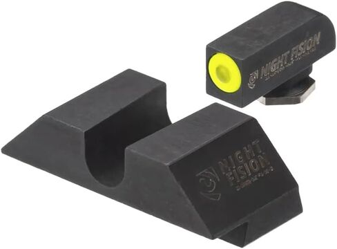 مجموعة رؤية ليلية من Night Fision Tritium لـ Glock 17/17L/19/22-28/31-35/37-39/45 - رؤية أمامية مثالية مع حلقة نهارية إضافية - خيارات ألوان الحلقة الأمامية - أنماط رؤية مختلفة in Kuwait