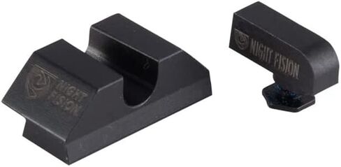 مجموعة رؤية ليلية من Night Fision Tritium لـ Glock 17/17L/19/22-28/31-35/37-39/45 - رؤية أمامية مثالية مع حلقة نهارية إضافية - خيارات ألوان الحلقة الأمامية - أنماط رؤية مختلفة in Kuwait