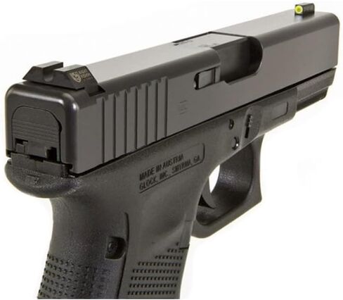 مجموعة رؤية ليلية من Night Fision Tritium لـ Glock 17/17L/19/22-28/31-35/37-39/45 - رؤية أمامية مثالية مع حلقة نهارية إضافية - خيارات ألوان الحلقة الأمامية - أنماط رؤية مختلفة in Kuwait