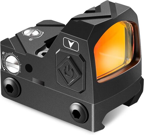 Red Dot Sight for Pistol,Shake Awake + Heightened Base, 2 MOA,12 Brightness Adjustment Reflex Sight Micro Red Dot Scopewith Anti-Fog & Shockproof Waterproof Aiming in Saudi Arabia