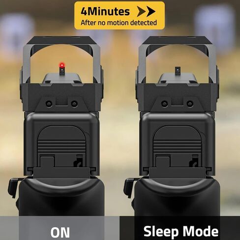 Red Dot Sight for Pistol,Shake Awake + Heightened Base, 2 MOA,12 Brightness Adjustment Reflex Sight Micro Red Dot Scopewith Anti-Fog & Shockproof Waterproof Aiming in Saudi Arabia
