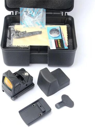 Red Dot Sight for Pistol,Shake Awake + Heightened Base, 2 MOA,12 Brightness Adjustment Reflex Sight Micro Red Dot Scopewith Anti-Fog & Shockproof Waterproof Aiming in Saudi Arabia