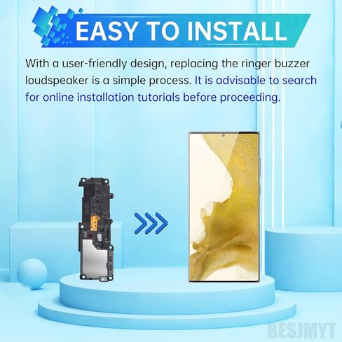 لهاتف Samsung Galaxy S22 Ultra مكبر صوت اهتزاز المحرك استبدال Ringer Loudspeaker صوت واضح لإصلاح نغمة الرنين لهاتف Samsung Galaxy S22 Ultra الموديل: SM-S908U SM-S908U1 in Saudi Arabia