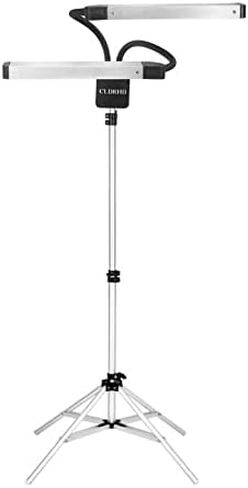 Dual Arm Light Portable Led Lighting for Eyelash Extension, Esthetician, Live Streaming, Makeup, Filming & Photography | 5600K Five-Stage Dimming Daylight & Tripod & Phone Holder in Saudi Arabia