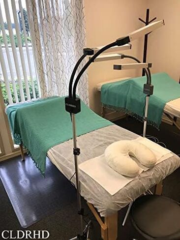 Dual Arm Light Portable Led Lighting for Eyelash Extension, Esthetician, Live Streaming, Makeup, Filming & Photography | 5600K Five-Stage Dimming Daylight & Tripod & Phone Holder in Saudi Arabia