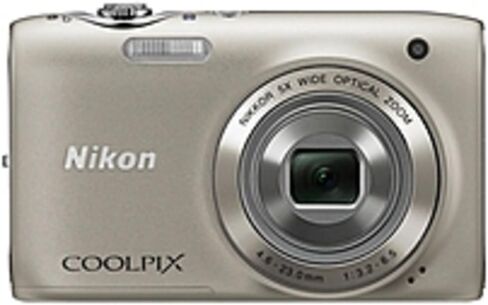 Nikon COOLPIX S3100 14 MP Digital Camera with 5x NIKKOR Wide-Angle Optical Zoom Lens and 2.7-Inch LCD (Silver) in Saudi Arabia