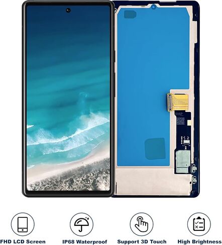 لجوجل بكسل 7 برو OLED قطع غيار للشاشة GP4BC GE2AE LCD ثلاثية الأبعاد عرض محول الأرقام اللمس الجمعية مع أدوات إصلاح in Kuwait