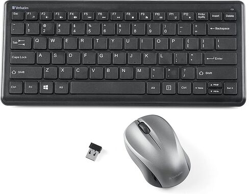 Verbatim Silent Wireless Compact Keyboard and Mouse Combo in Saudi Arabia