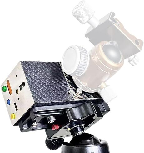 OrionU Star Tracking Equatorial Mount، جهاز تعقب أسترو بعمود فولاذي مزدوج اللولب مع مؤشر قطبي عالي السطوع، تحكم ESP32 ثنائي النواة، سعة تحميل 4 كجم للتصوير الفلكي للسماء العميقة والفاصل الزمني in Kuwait
