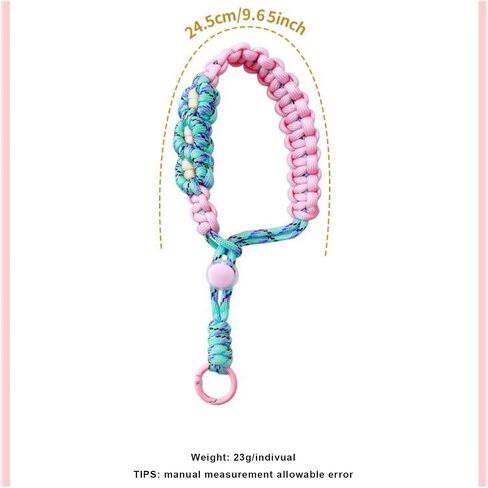 Braided Phone Lanyard, Adjustable Cell Phone Hanging Cord, Hand Wrist Strap Lanyard Compatible with Mobile Phone, Camara in Saudi Arabia