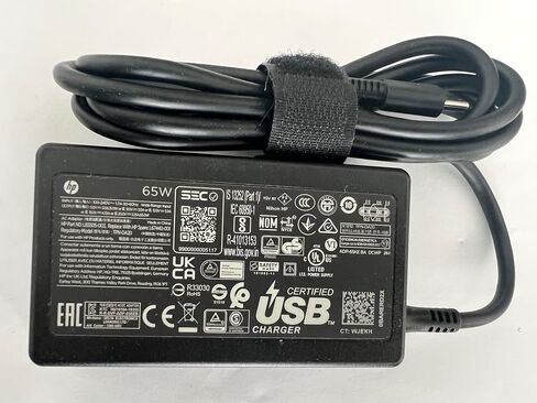 HP L67440-001- 65W 20V 3.25A USB-C محول تيار متردد لـ EliteBook x360، P/N: L65505-003، L67440-001، TPN-DA20. in Kuwait