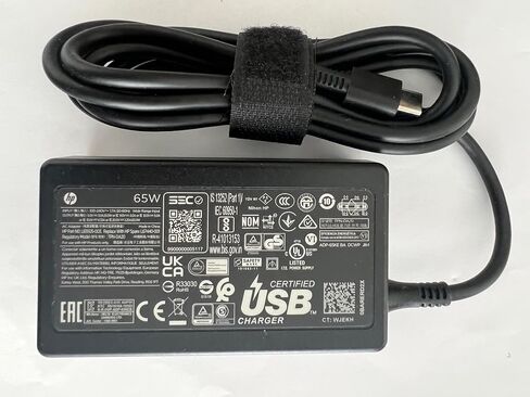 HP L67440-001- 65W 20V 3.25A USB-C محول تيار متردد لـ EliteBook x360، P/N: L65505-003، L67440-001، TPN-DA20. in Kuwait
