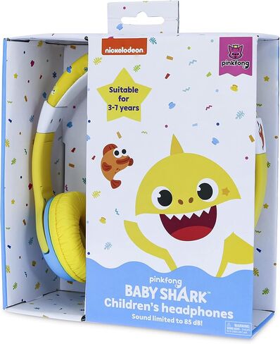 OTL Technologies Baby Shark BS0845 Holiday مع سماعات رأس Oli للأطفال للأعمار من 3 إلى 7 سنوات باللون الأصفر in Kuwait
