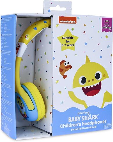 OTL Technologies Baby Shark BS0845 Holiday مع سماعات رأس Oli للأطفال للأعمار من 3 إلى 7 سنوات باللون الأصفر in Kuwait