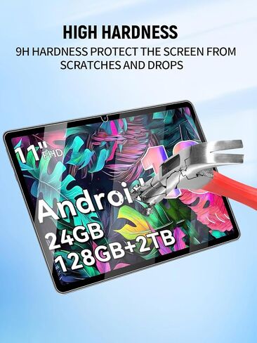 Screen Protector for TABWEE T90 Android 16 Tablet 11 Inch, 9H Tempered Glass Film Anti-Scratch & Anti fingerprint & High Sensitive, 2-Pack in Saudi Arabia