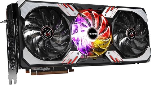 Asrock 16GB Radeon RX 6800 XT Phantom Gaming OC Aktiv PCIe 4.0 x16 (البيع بالتجزئة) (متجدد) in Saudi Arabia