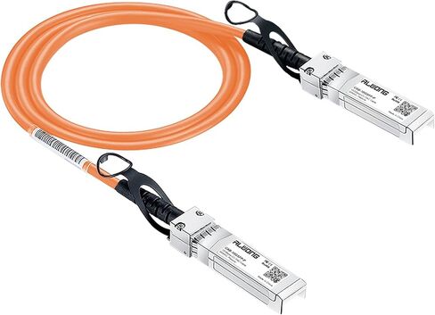 كابل توصيل مباشر أحمر 1 متر/3.28 قدم 10G SFP+ (DAC)، كابل Twinax سلبي، 10GBASE-CU SFP+ إلى SFP+ موصل، لـ Cisco SFP-H10GB-CU1M، Ubiquiti، Arista، D-Link، Mikrotik، Netgear، إلخ. in Kuwait