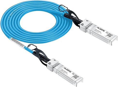 كابل توصيل مباشر أحمر 1 متر/3.28 قدم 10G SFP+ (DAC)، كابل Twinax سلبي، 10GBASE-CU SFP+ إلى SFP+ موصل، لـ Cisco SFP-H10GB-CU1M، Ubiquiti، Arista، D-Link، Mikrotik، Netgear، إلخ. in Kuwait