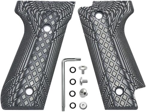 Guuun G10 Grips for Beretta 92S, Crosshatch Texture in Saudi Arabia