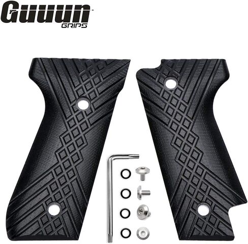 Guuun G10 Grips for Beretta 92S, Crosshatch Texture in Saudi Arabia