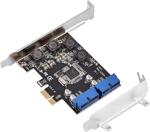 CHICIRIS PCIE USB 3.0 19 Pin Card Featuring Superior Technology, 2 Port 19Pin Header Card for Power Users, Ideal for Custom PC Builds in Saudi Arabia