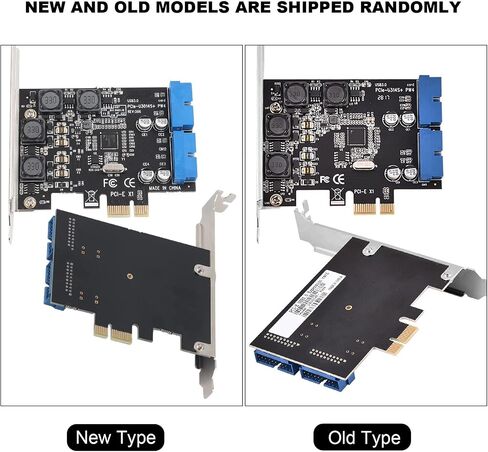 CHICIRIS PCIE USB 3.0 19 Pin Card Featuring Superior Technology, 2 Port 19Pin Header Card for Power Users, Ideal for Custom PC Builds in Saudi Arabia