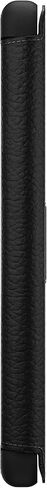 OtterBox for Samsung Galaxy S21+ 5G, Premium Leather Protective Folio Case, Strada Series, Black - Non-Retail Packaging in Saudi Arabia
