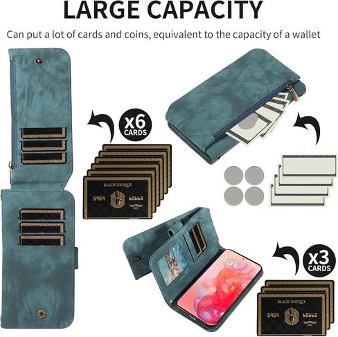 Asuwish Phone Case for Motorola Moto One 5G Ace/G G5 2021 Wallet Cell Cover with Tempered Glass Screen Protector Strap Flip Card Holder MotoOne 1 One5G UW Ace 6.7 XT2113-3 XT2113-5 Women Men Black in Kuwait