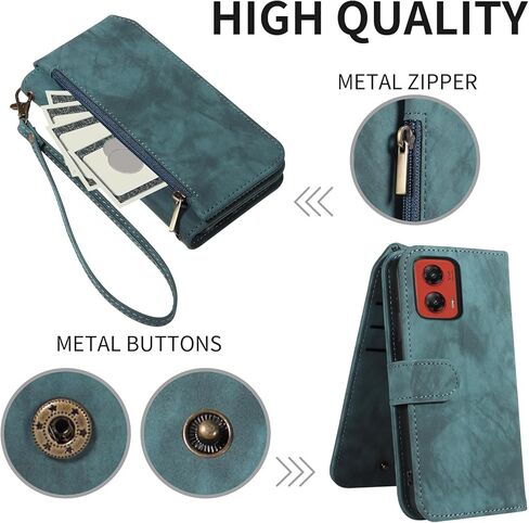 Asuwish Phone Case for Motorola Moto One 5G Ace/G G5 2021 Wallet Cell Cover with Tempered Glass Screen Protector Strap Flip Card Holder MotoOne 1 One5G UW Ace 6.7 XT2113-3 XT2113-5 Women Men Black in Kuwait