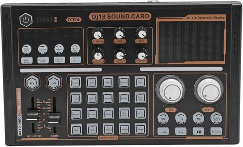 بطاقة الصوت Dpofirs Sound Board بمرافقة DJ18 في الأضواء الملونة in Saudi Arabia